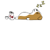 English Bulldog Sake Drunk