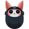 Cute cat face