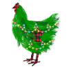 Chicken Christmas Pine Tree