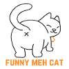 Funny Meh Cat