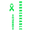 Unbreakable Strong Scoliosis Awareness Green