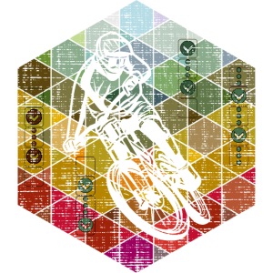 downhill racer hexagon