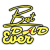 Best Dad Ever Neon Script