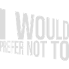 I prefer not to