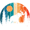 Retro Prehistoric Animal Mammoth