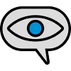 Eye Seeing Comic Speech
