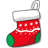 Cute Christmas Sock Design