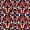 Burgundy blue ornament