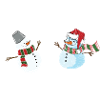 Snow dolls