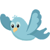 Cartoon Blue Bird