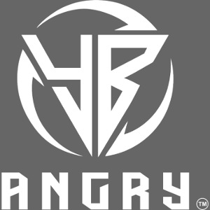YBAngry Badge of Peace white