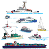 Boats and Ships Illustrations