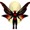 Red-eyed Mothman
