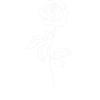 Minimalist Rose Line Art