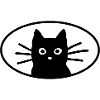 Black Cat Face