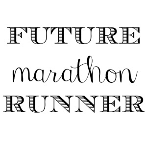 Future marathon runner