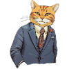 Cat in a Suit