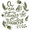 Be Thankful