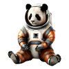 Panda Astronauts Suit
