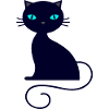 Funny Blue Cat