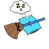 Sweeping Funny Sleeping Broom