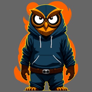 Owl With Hoodie
