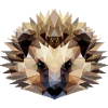 Hedgehog Polygon Style