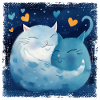 Cats Hug