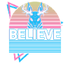 Jackalope Retro Cryptid Cryptozoology