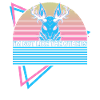 Jackalope Retro Cryptid
