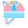 Jackalope Retro Cryptid