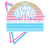 Mothman Cryptid Retro