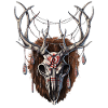 Wendigo Skull