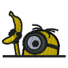 Minions Stuart Banana Embroidery