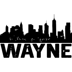 Wayne Skyline Black Wayne Michigan MI City Design