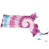 Massachusetts Tie Dye