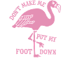 Flamingo Foot Down
