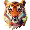 Polygonal Tiger
