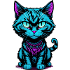 blue cat