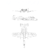 A10 Thunderbolt Blueprint Art
