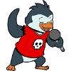 Singing Penguin With Microphone