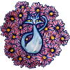Blue Cat Daisies