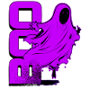 Ghost Of Disapproval - Purple Halftone