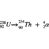 Uranium Radioactive Alpha Decay