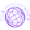 Metaverse Globe Neon Print