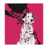Pink Dalmatian