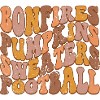 Bonfires pumpkins