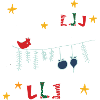 Christmas Bird And Socks