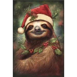 Christmas Sloth