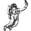 Space Astronaut Selfie